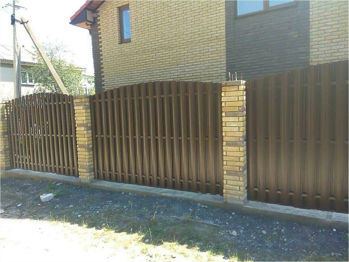 забор из штакетника 110м фото5 в Березниках