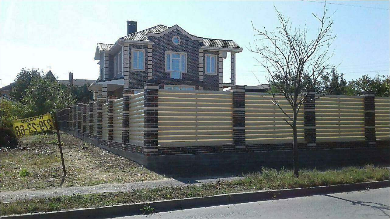 Забор из штакетника 115м фото3 в Березниках