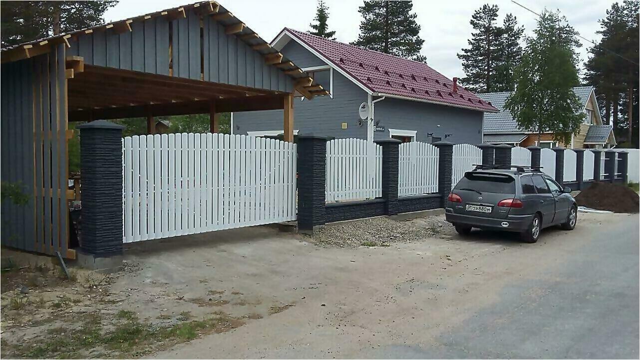 забор из штакетника 85м фото4 в Березниках