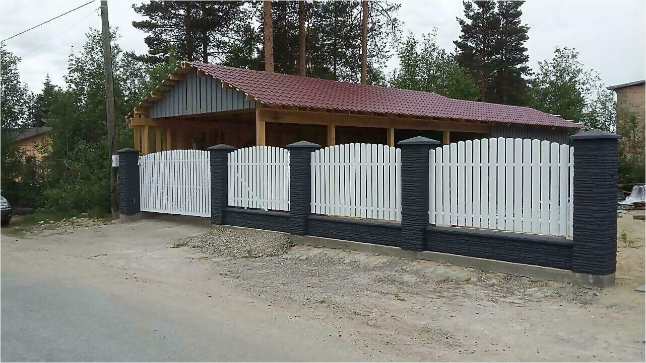 забор из штакетника 85м фото1 в Березниках