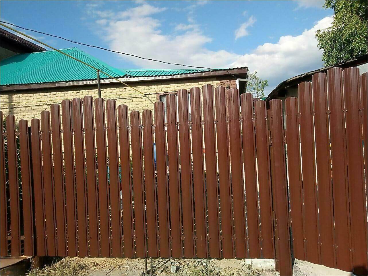 забор-ранчо из штакетника 70м фото3 в Березниках