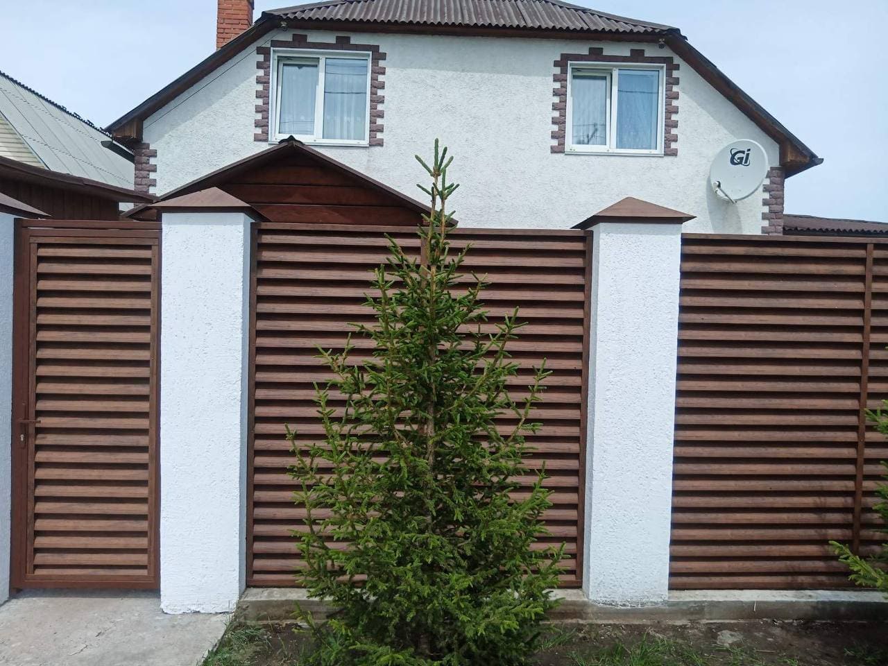 забор-жалюзи printech каштан двусторонний фото5 в Березниках