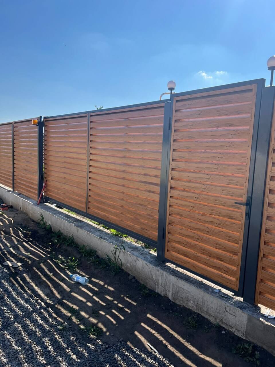Забор-жалюзи из ламелей Хай-Тек 57м Кипарис 2xPrintech двусторонний в Березниках