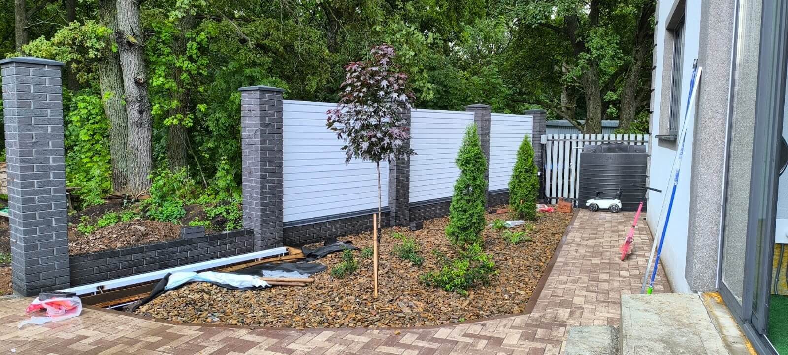 Забор-жалюзи из ламелей Хай-Тек 54м RAL9003 Белый фото 3 в Березниках