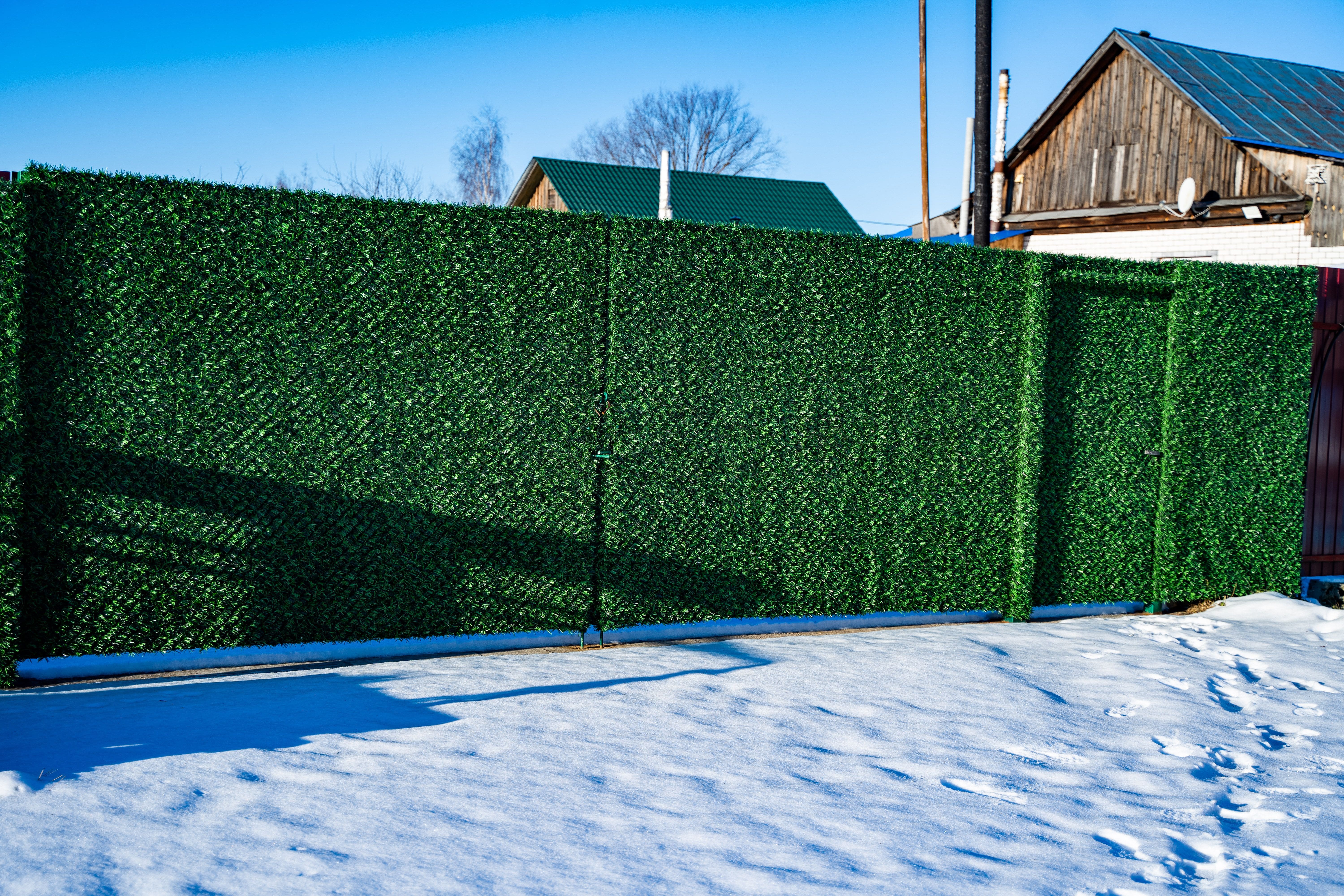 Вечнозеленый забор Grass Fence рулон 2м фото 4 в Березниках